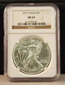 American Silver Eagle 2012 - NGC MS69 - Bild 1 von 2