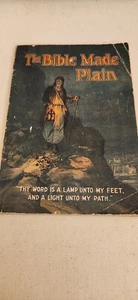 The Bible Made Plain, 1922, vintage book paperback good - Bild 1 von 6