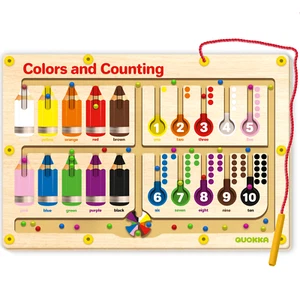 QUOKKA Montessori Toys | Magnetic Color and Number Maze Toy - Picture 1 of 7