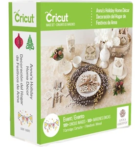 CRICUT *ANNA'S HOLIDAY HOME DECOR* CARTRIDGE *NEW* CHRISTMAS ORNAMENTS GIFT BOX - Picture 1 of 4