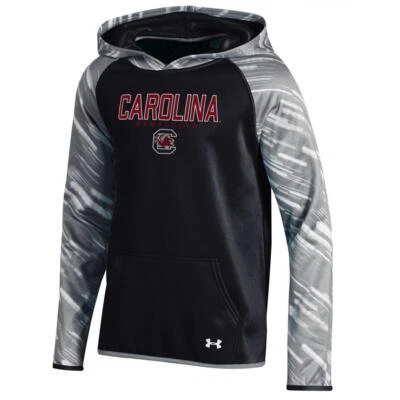 Sudadera con capucha estampada South Carolina Gamecocks Under Armour para niña Foto 1 de 4