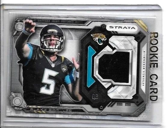 BLAKE BORTLES 2014 TOPPS STRATA ROOKIE EVENT WORN JERSEY - Image 1 of 1