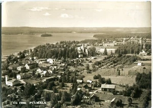 Foto-AK PUUMALA /MIKKELI /Finnland /SUOMI Luftbild 50er - Picture 1 of 1