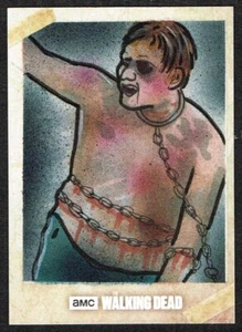 Topps ☆ WALKING DEAD - SKETCH CARD ☆ by Gavin Williams - Picture 1 of 2