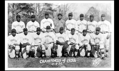 11x17 1932 Pittsburgh Crawfords Team PHOTO Satchel Paige, Negro Leagues POSTER Cover