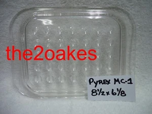 Pyrex MC-1-C Glass LID Corning Ware 8" Dish Casserole Bubble Dimple Dots - Picture 1 of 1