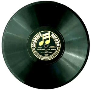 Vess L. Ossman Invincible Eagle March / Herd Girl's Dream Columbia Record 10" - Picture 1 of 4