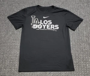 Nike Los Angeles Dodgers SMALL schwarz Performance Shirt LOS DOYERS - Bild 1 von 15