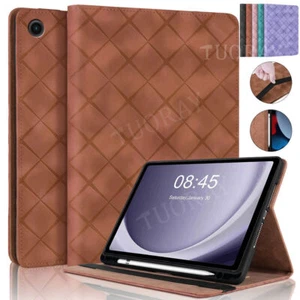 For Samsung Galaxy Tab A8 A9 S9+ S9 Ultra S6 Lite Flip Leather Wallet Case Cover - Picture 1 of 78