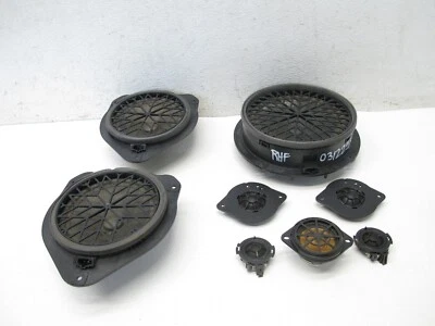10-17 AUDI 8T A5 S5 RS5 CONVERTIBLE FRONT REAR LEFT RIGHT SPEAKER SET OEM 031225 - Image 1 of 4
