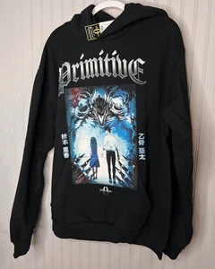 Primitive JuJutsu Kaisen Men SWEATSHIRT Black Graphic Thick Cotton Quality NEW - Picture 1 of 11