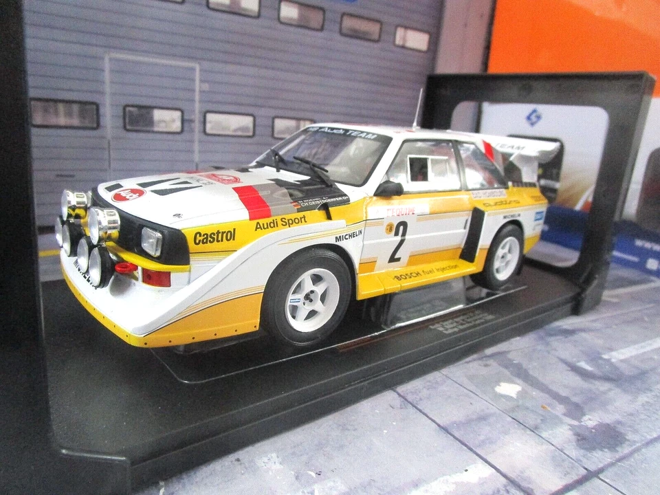 IXO 18RMC025A AUDI Sport Quattro S1 #2 Rally Monte Carlo 1986 1/18