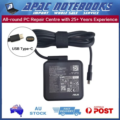 Genuine 65W USB Type-C AC Adapter Charger ASUS Zenbook S 13 OLED UM5302TA 5302LA - image 1 of 3