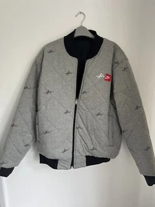 Vintage Nike Air Reversible Bomber Jacket Men’s Size Medium Varsity Puffer - Picture 1 of 24