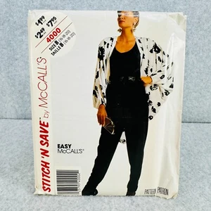 McCalls 4000 Plus Size Top Pants and Cocoon Jacket Misses Sz 16 20 Pattern Easy - Picture 1 of 4