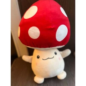 Adorable juguete de peluche de setas animal de peluche lindo diseño de lunares rojo blanco - Imagen 1 de 4