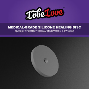 LobeLove™ Healing Piercing Discs | No Pull On Your Jewellery | Hypertrophic Scar