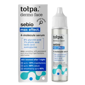 Tolpa Serum transforms skin in 1 night - against imperfections, adult acne, 20ml