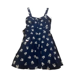 BOG Collective by Band of Gypsies Navy Blue Floral Sundress - Size Medium (NWT) - Picture 1 of 2