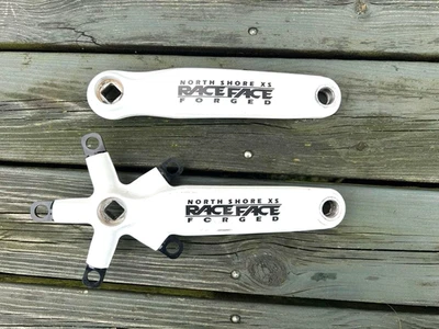Juego de bielas RaceFace blancas 165 mm de longitud de biela - usadas Foto 1 de 4