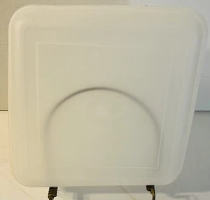 Tupperware Ersatzdeckel 9" eckig #1660 für Mikrowelle Tablett #1659 transparent - Bild 1 von 3