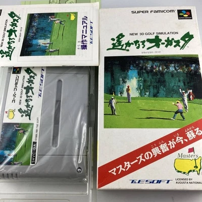 Famicom Harukanaru Augusta SPG 1991 04 05 SCGA 4988604210017 Japan b2 - Image 1 of 4