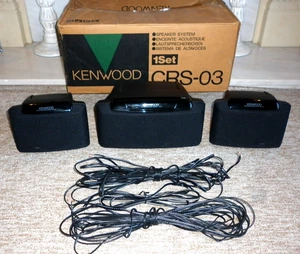 Sistema di altoparlanti centrali/surround Kenwood CRS-03 di qualità con fili - con scatola - Foto 1 di 24