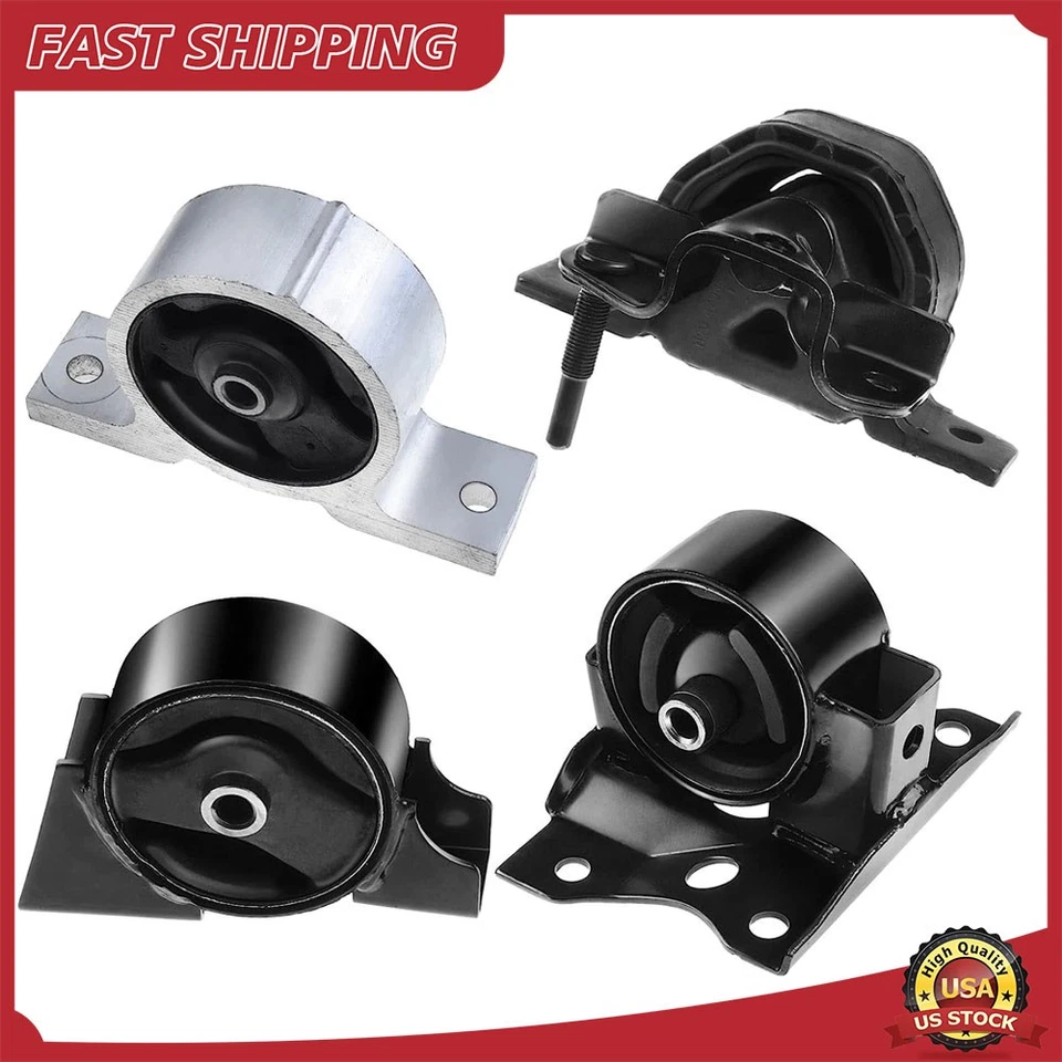 Soportes de motor y transmisión 4 piezas para 00-06 Nissan Sentra A7314 A7315 A4305 A4301 Foto 1 de 4