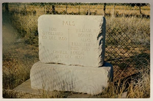 Tumba de Billy el Niño, Ft. Sumner, Nuevo México, Postal - Imagen 1 de 2