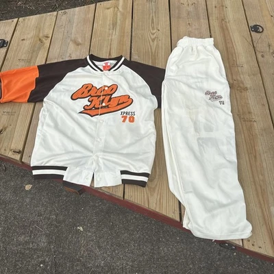 Vintage Brooklyn Xpress 70 Jersey Mens L Snap Up Shirt Snap And Pants - Image 1 of 4