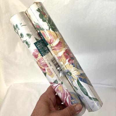 Papel tapiz vinilo Village borde prepasado floral 2 rollos 592750 Foto 1 de 4