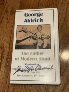 1998 VHS Videotape~George Aldrich~The Father Of Modern Stunt~Model Airplanes - Picture 1 of 17