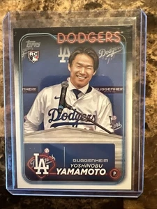 yoshinobu yamamoto topps rc alternate image press conference  - Picture 1 of 2