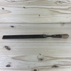 Raspador de madera vintage Vixen archivo de carrocería automático 14" mango de madera hecho en EE. UU. - Imagen 1 de 15