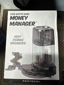Protokoll Münzsortierer Bank Geld Manager Sparschwein Organizer Kleingeld - Bild 1 von 1