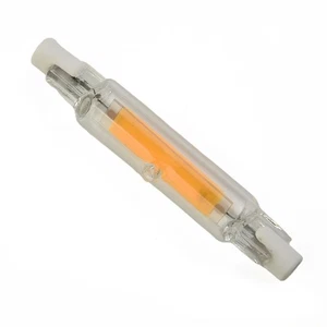 Dimmable COB R7s LED Glass Tube 5W 78mm for Energy saving Lighting 110V - Picture 1 of 16
