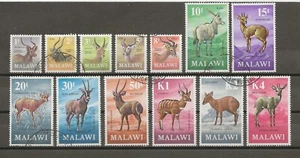 MALAWI 1971/75 SG 375/387 USED - Picture 1 of 1