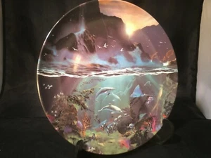 Bradford Exchange Sea Of Light Plate Authenticity Certificate Original Packaging - Picture 1 of 10
