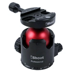 Camera Video Ball Head 360° Pan and 90° Tilt for Tripods, Monopod, Slider, DSLR - Picture 1 of 12