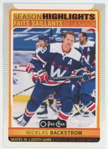 2021 21-22 OPC O-PEE-CHEE SEASON HIGHLIGHTS #598 NICKLAS BACKSTROM CAPITALS - Picture 1 of 1