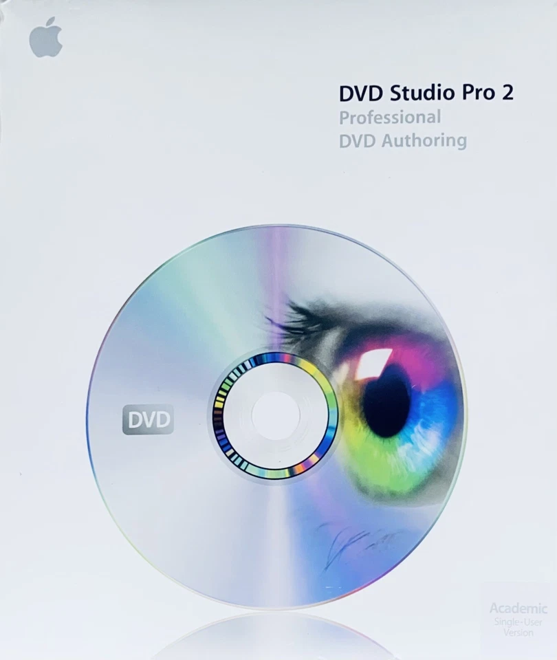 Apple DVD Studio Pro 2 Academic Single User Version Professional MAC SEALED 2003 - Image 1 of 4