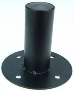 Boxenflansch Stahl schwarz - PA Boxen Flansch Einbauflansch für 35 mm Stative - Bild 1 von 5