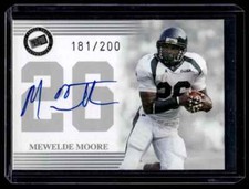 2004 Press Pass Autographs Silver Mewelde Moore Auto 181/200 Tulane Green Wave
