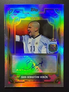 Juan Sebastian Veron Argentina Tango Auto Pink /99 Argentina Team Set #AT-JV - Picture 1 of 2