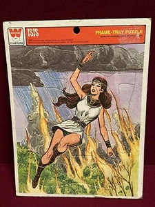 Vintage THE SECRETS OF ISIS FRAME TRAY PUZZLE Whitman 1977 Filmation 11" x 8.25" - Picture 1 of 9