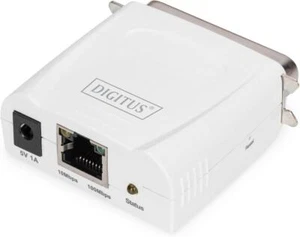 DIGITUS Fast Ethernet Printserver mit Parallel-Port 1x RJ45 1x DB-36-pin male w - Photo 1/2