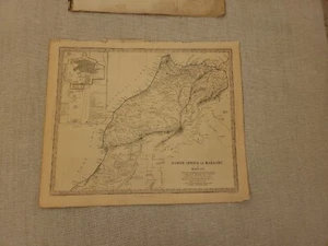 Large 1848 Map of North Africa / Morocco from Charles Knight and Co atlas. - Picture 1 of 7