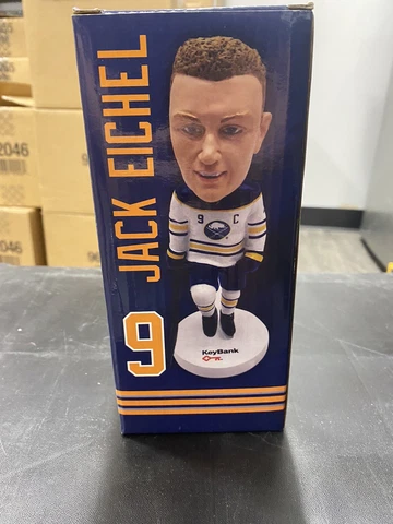 Jack Eichel #9 Limited Edition Bobblehead Buffalo Sabres NHL Key Bank BobbleHead Cover