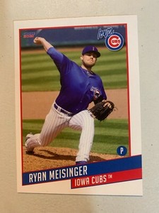 Ryan Meisinger 2021 Iowa Cubs Team Card