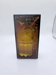 Beautiful Matchbox Birdcage, Bird And Rhinestones - Picture 1 of 7